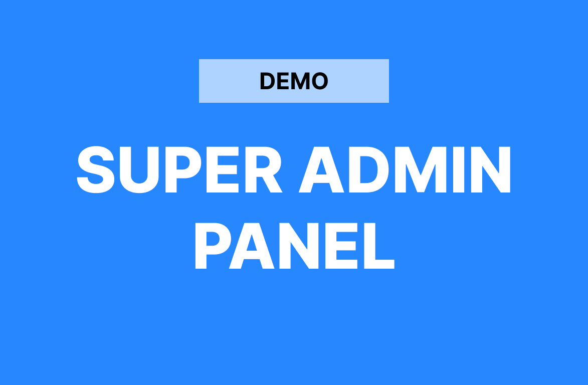Admin dashboard